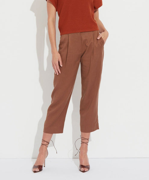 Shop Everyday Crop Trouser  Chic Pleated Women's Pants – The Reset