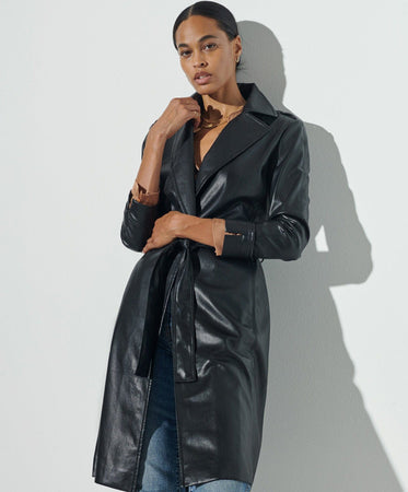 Vegan Leather Trench – The Reset