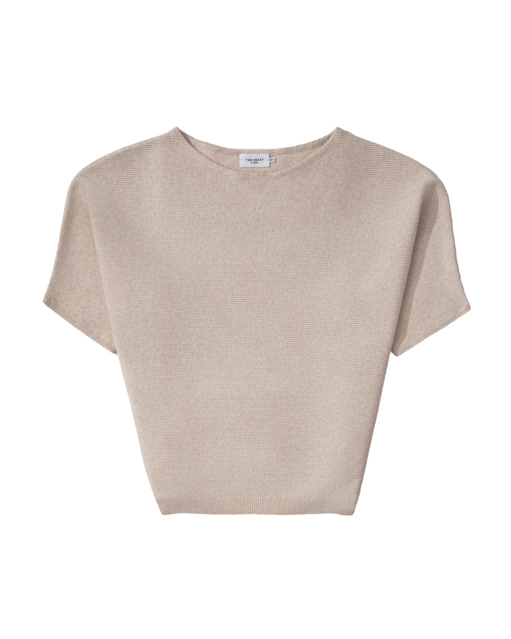Ribbed Short Sleeve Pullover - The Reset
