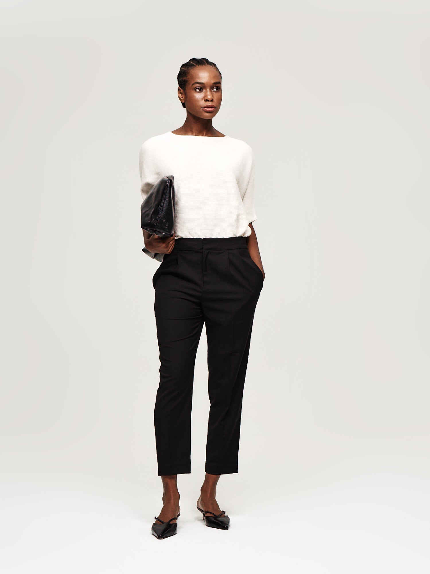 Ribbed Short Sleeve Pullover - The Reset