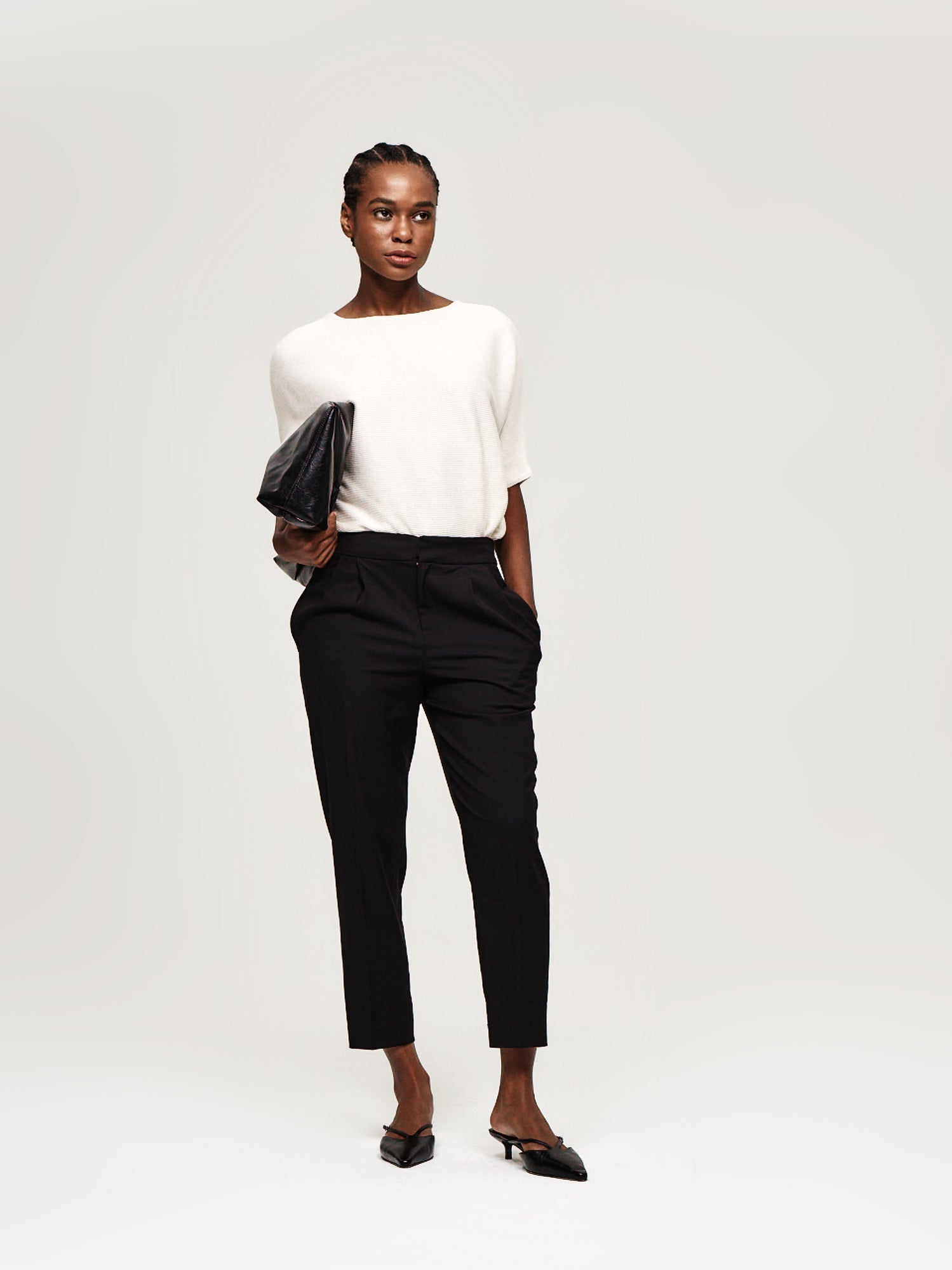 Ribbed Short Sleeve Pullover - The Reset