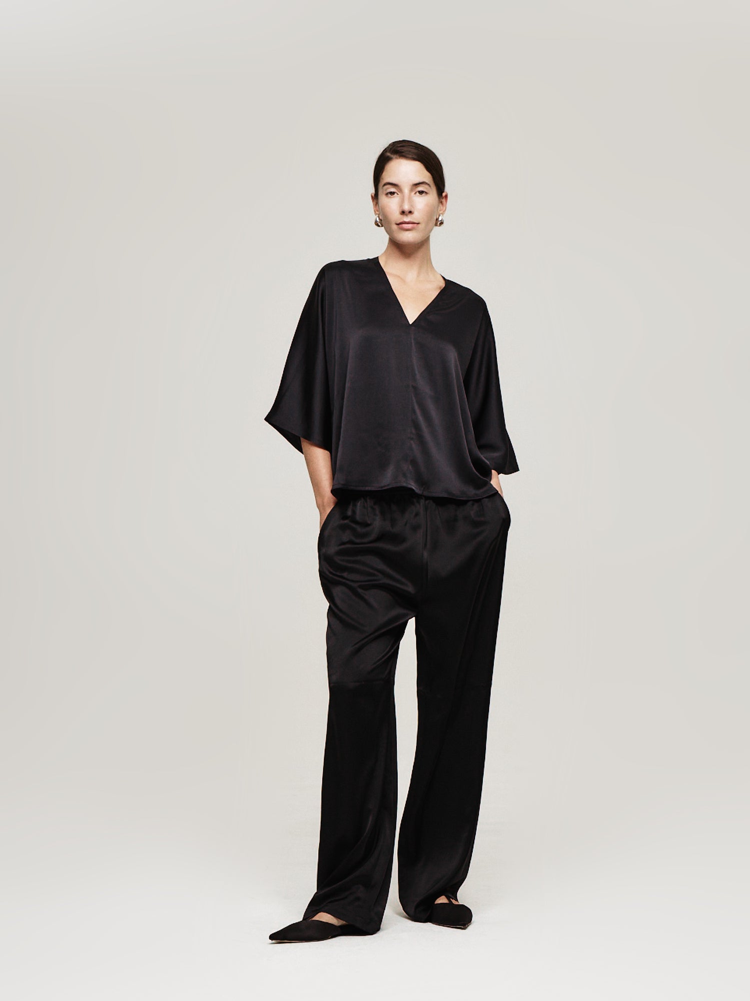 Satin Pull - On Pant - The Reset