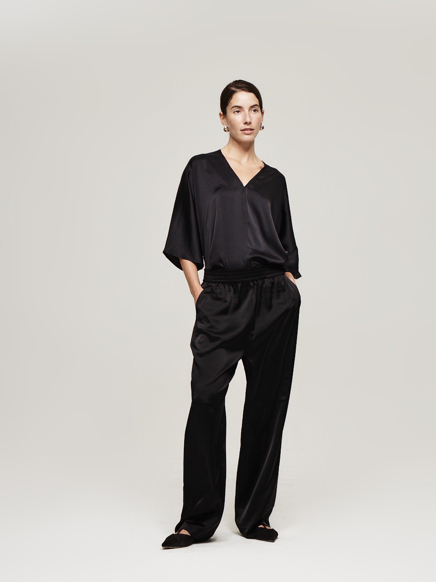 Satin Pull - On Pant - The Reset