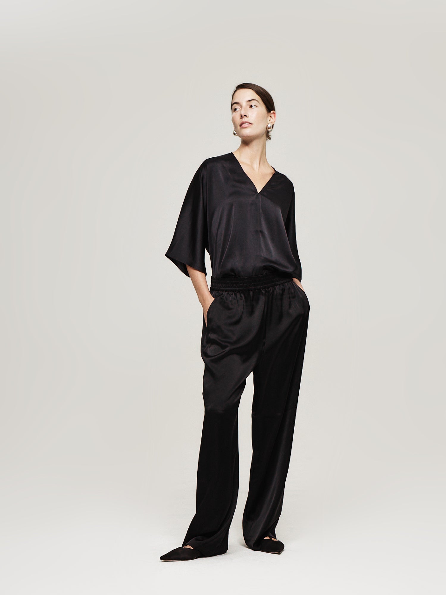 Satin Pull - On Pant - The Reset