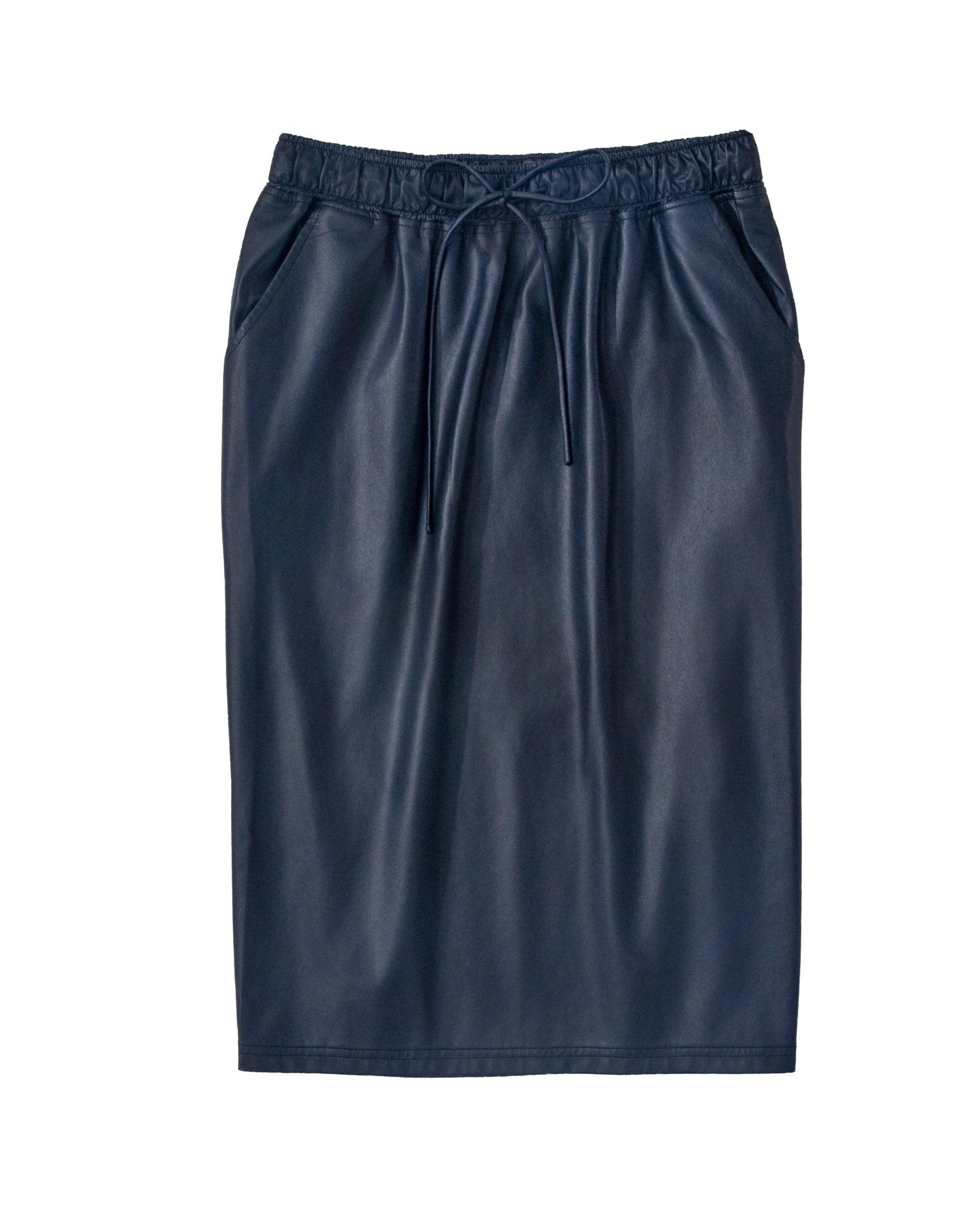 Vegan Leather Aline Skirt - The Reset