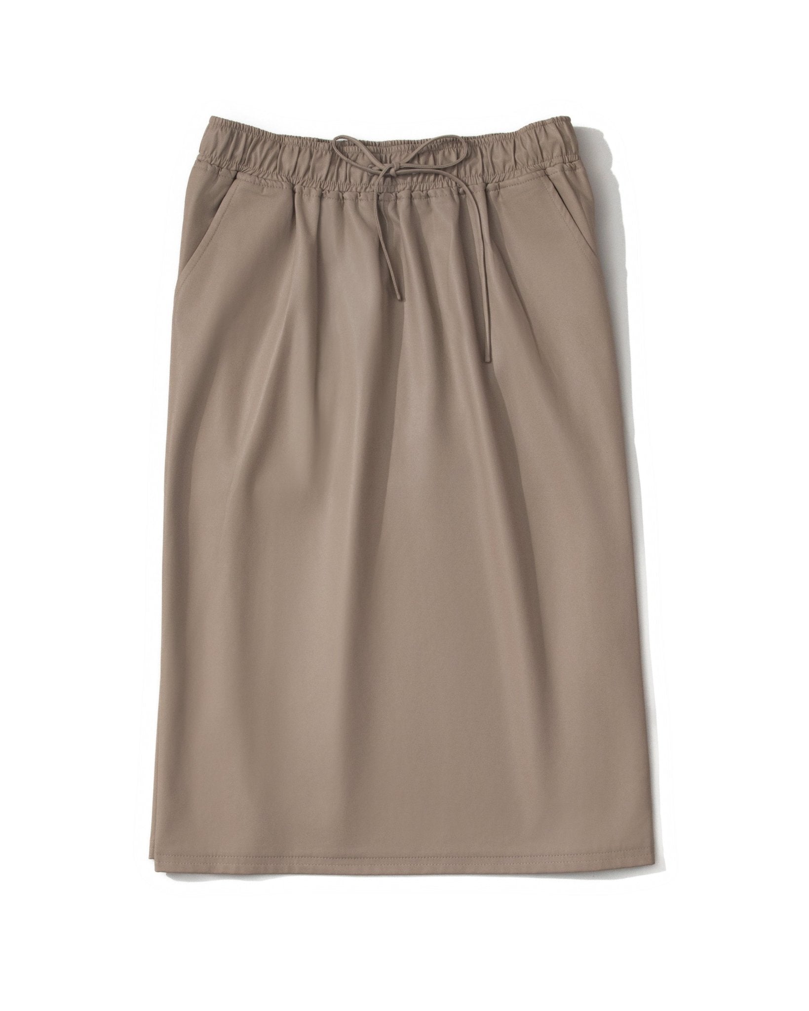 Vegan Leather Aline Skirt - The Reset