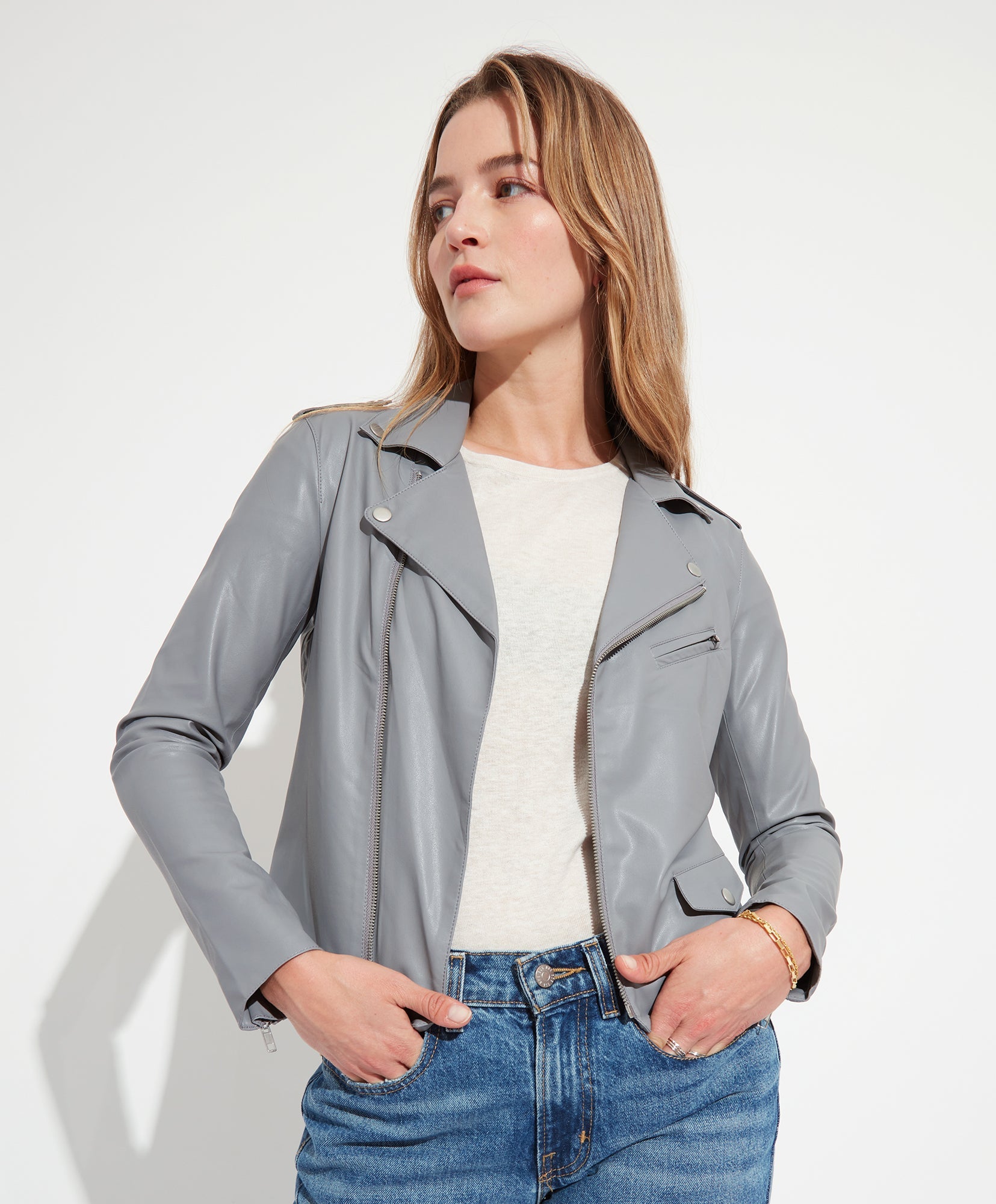 Vegan Leather Classic Moto - The Reset
