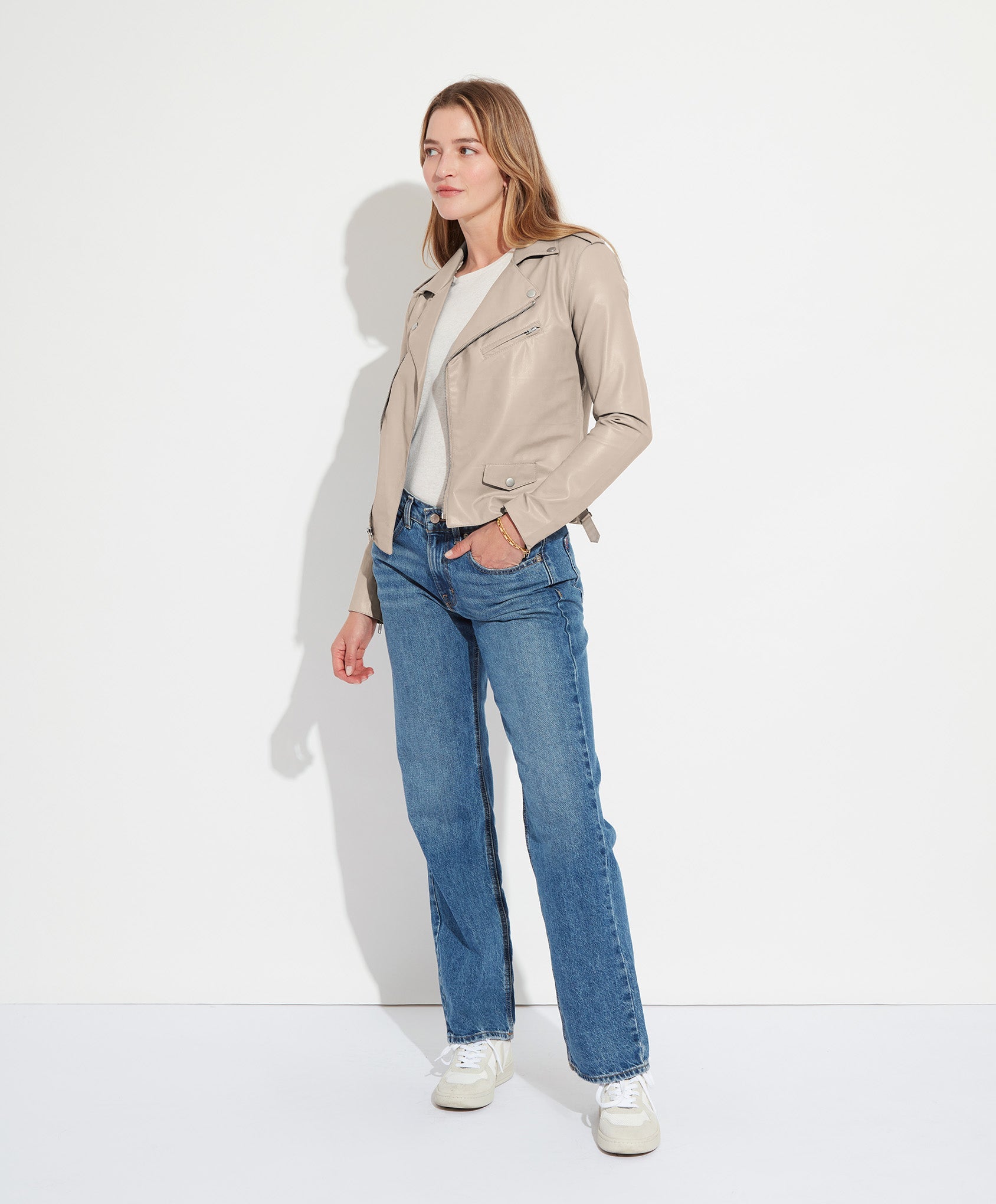 Vegan Leather Classic Moto - The Reset