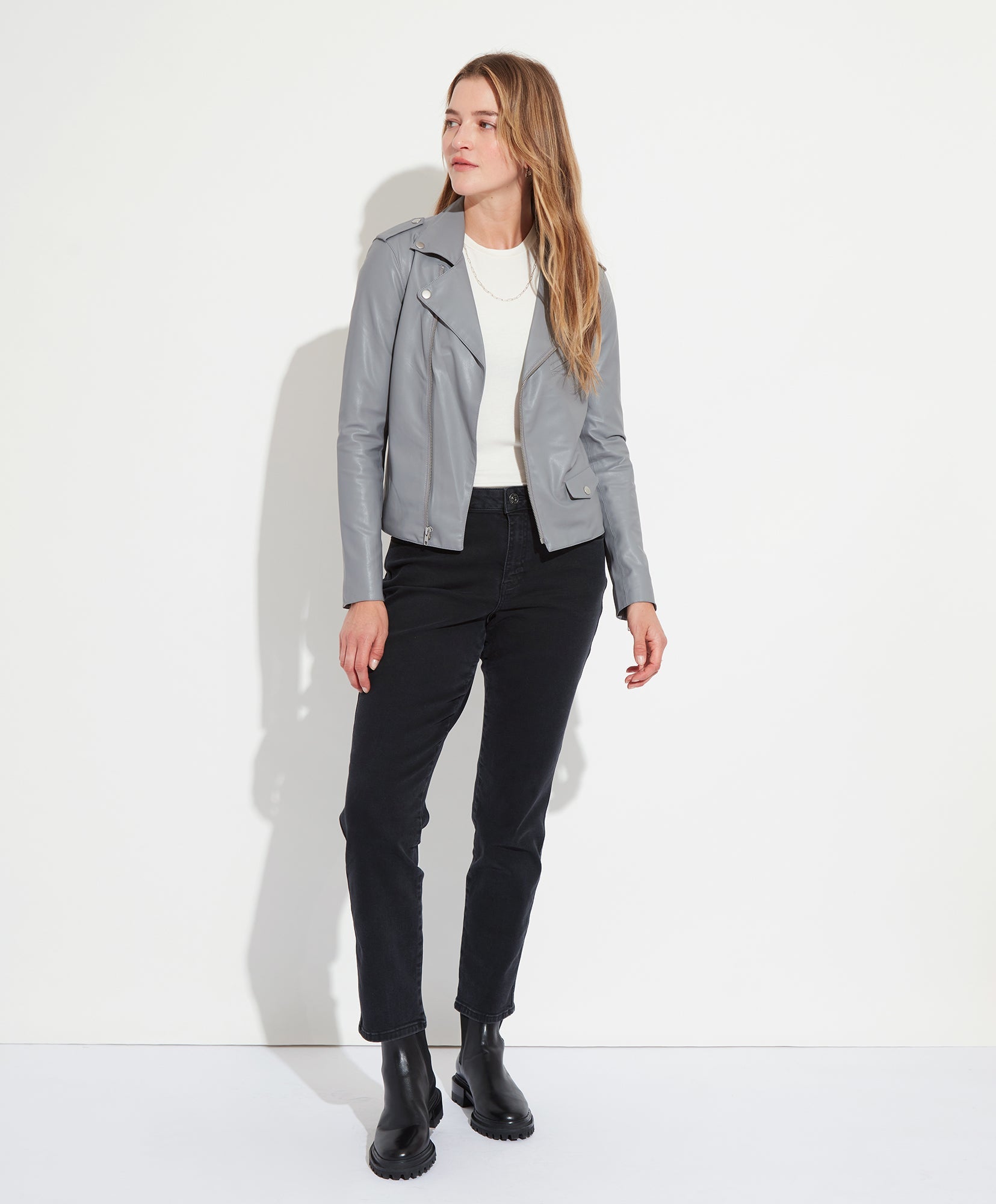 Vegan Leather Classic Moto - The Reset