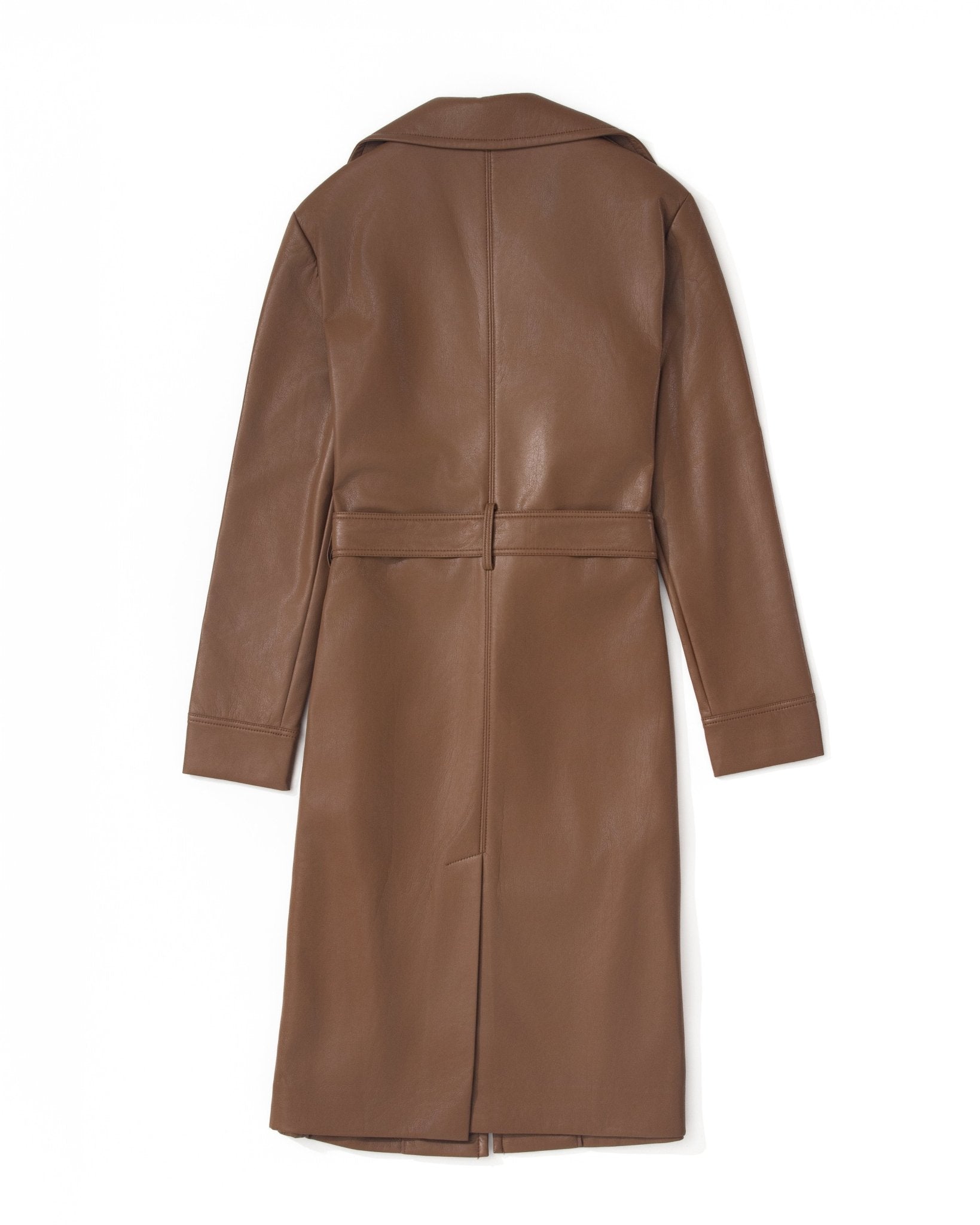 Vegan Leather Trench - The Reset