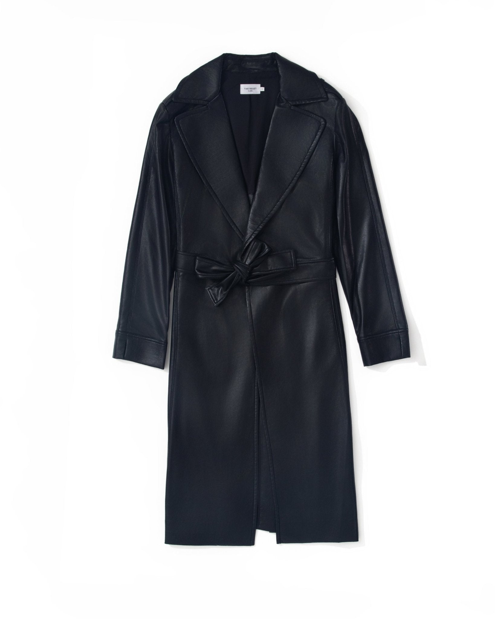 Vegan Leather Trench - The Reset