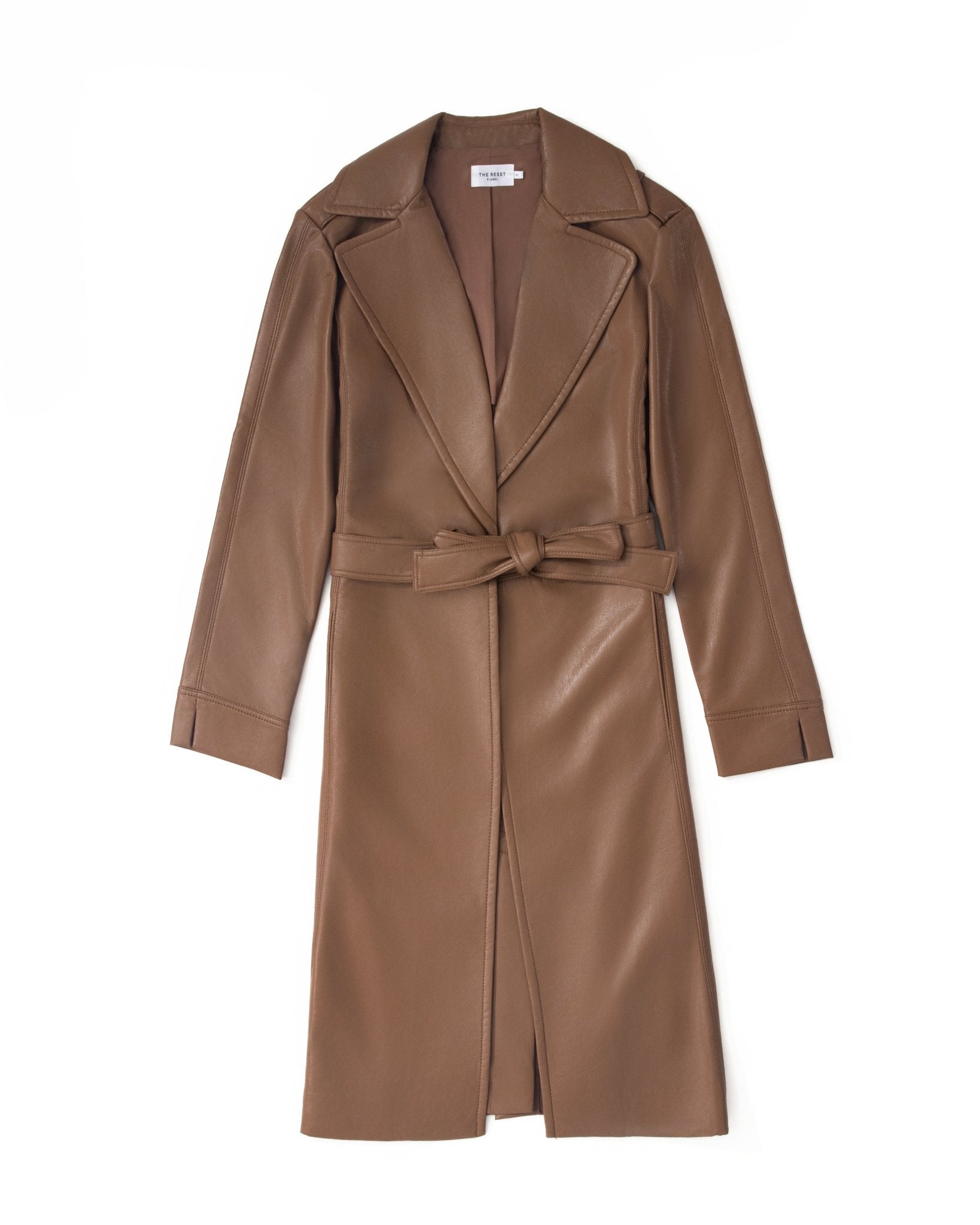 Vegan Leather Trench - The Reset