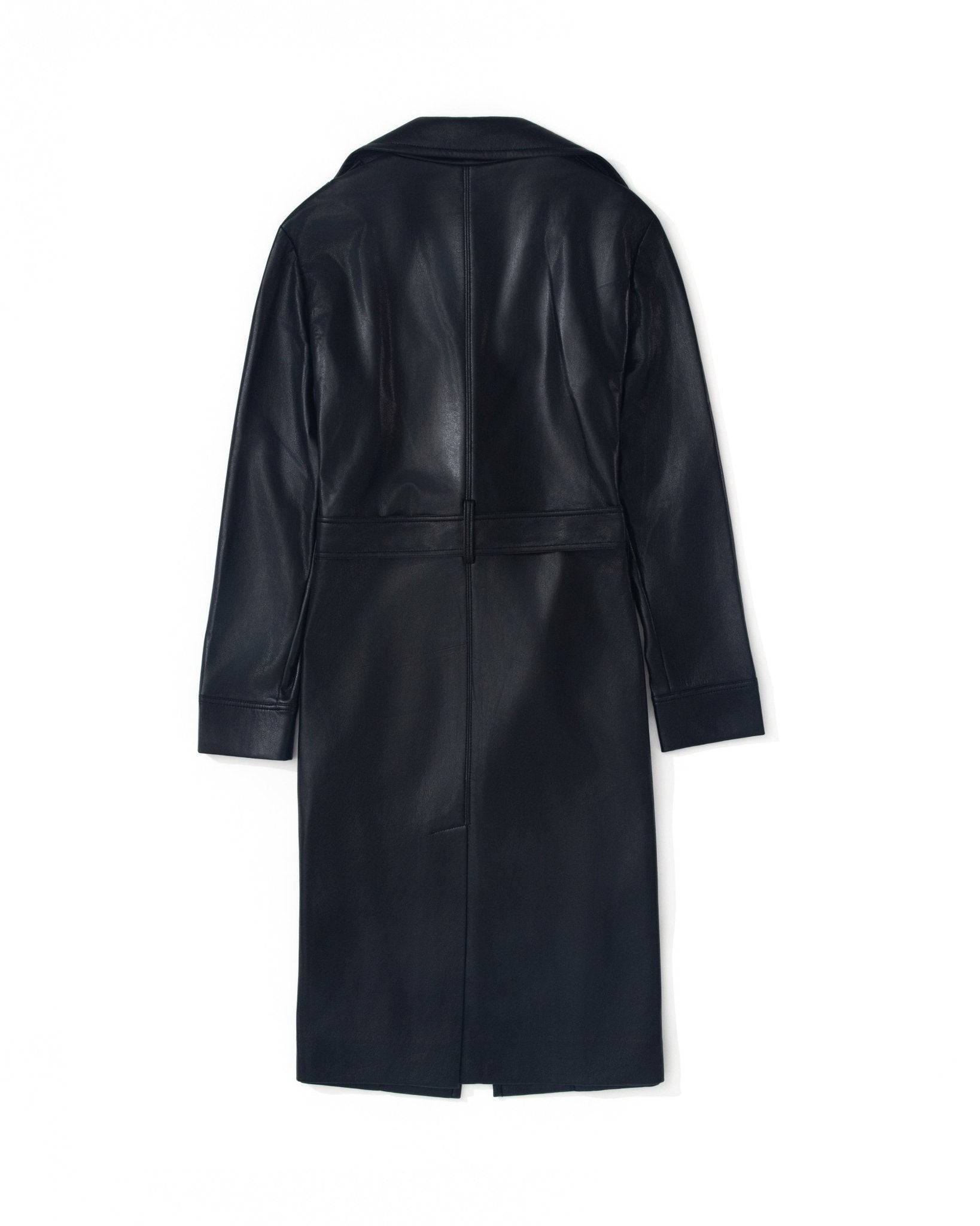 Vegan Leather Trench - The Reset